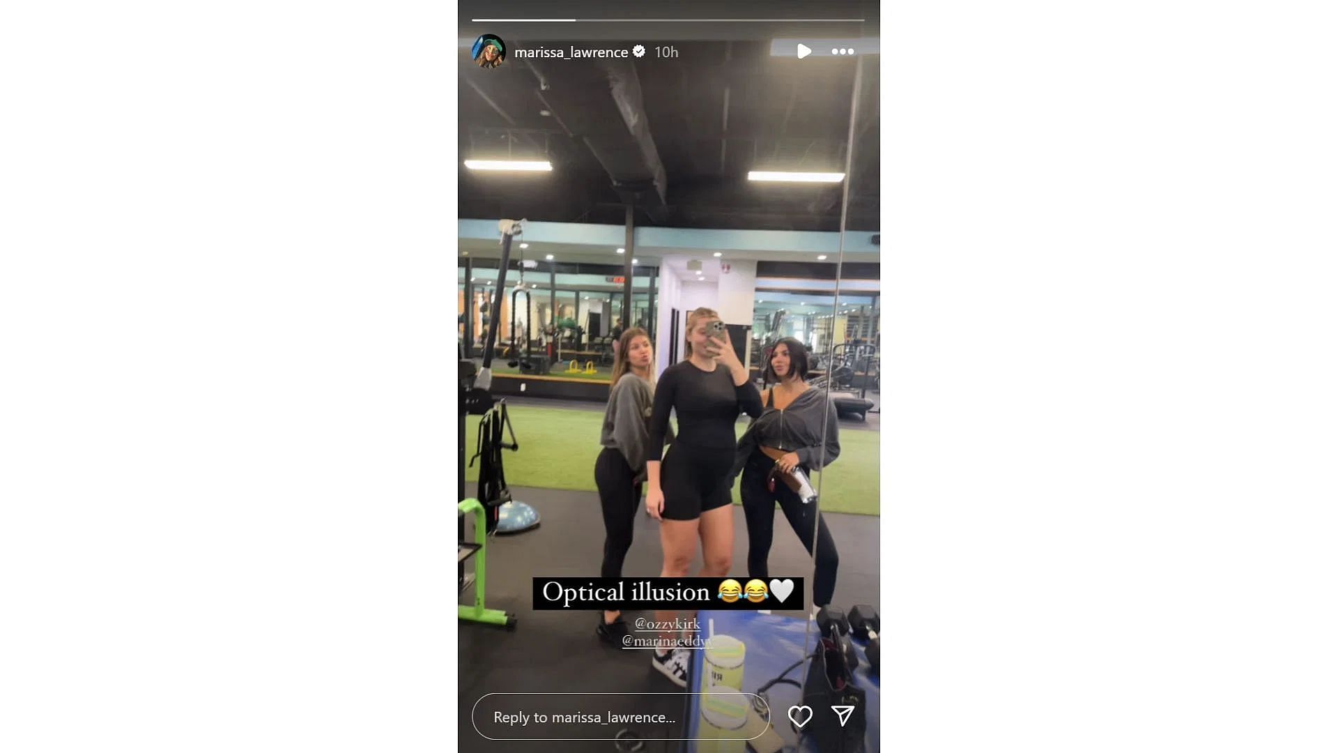 Trevor Lawrence&#039;s wife Marissa captures her day at the gym with Christian Kirk&#039;s wife Ozzy [Image credit: @marissa_lawrence IG]