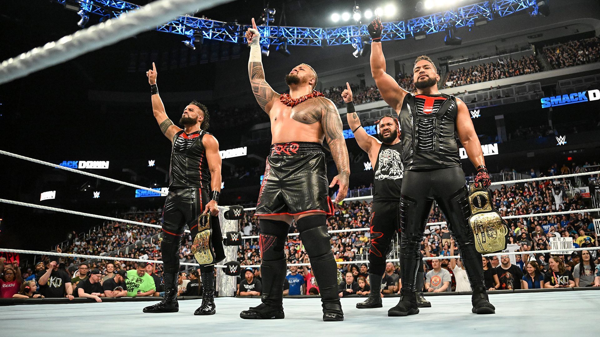 The Bloodline is the biggest faction on SmackDown (Image via WWE.com)