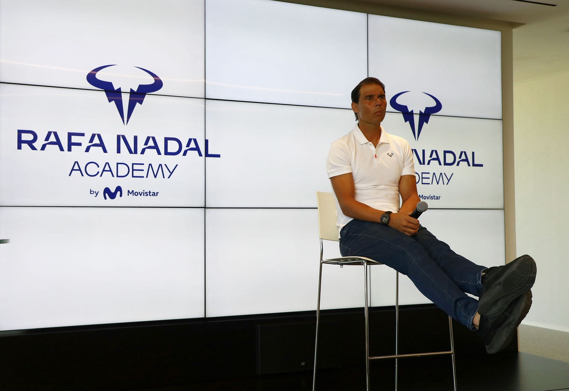 Rafael Nadal at his academy. (Image: Getty)