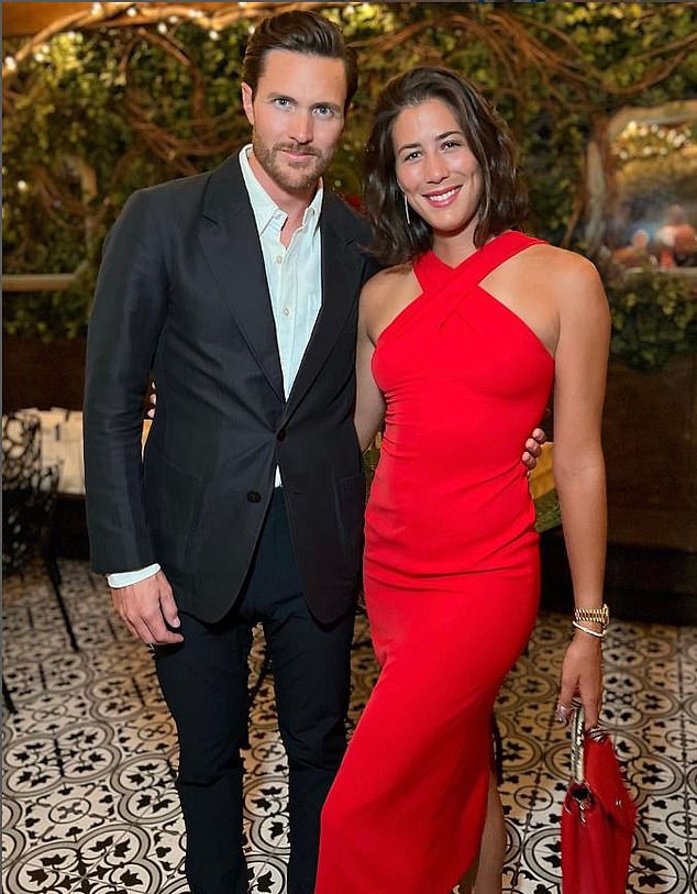 Muguruza had met Borges, a businessman and model, when walking in Central Park in 2021