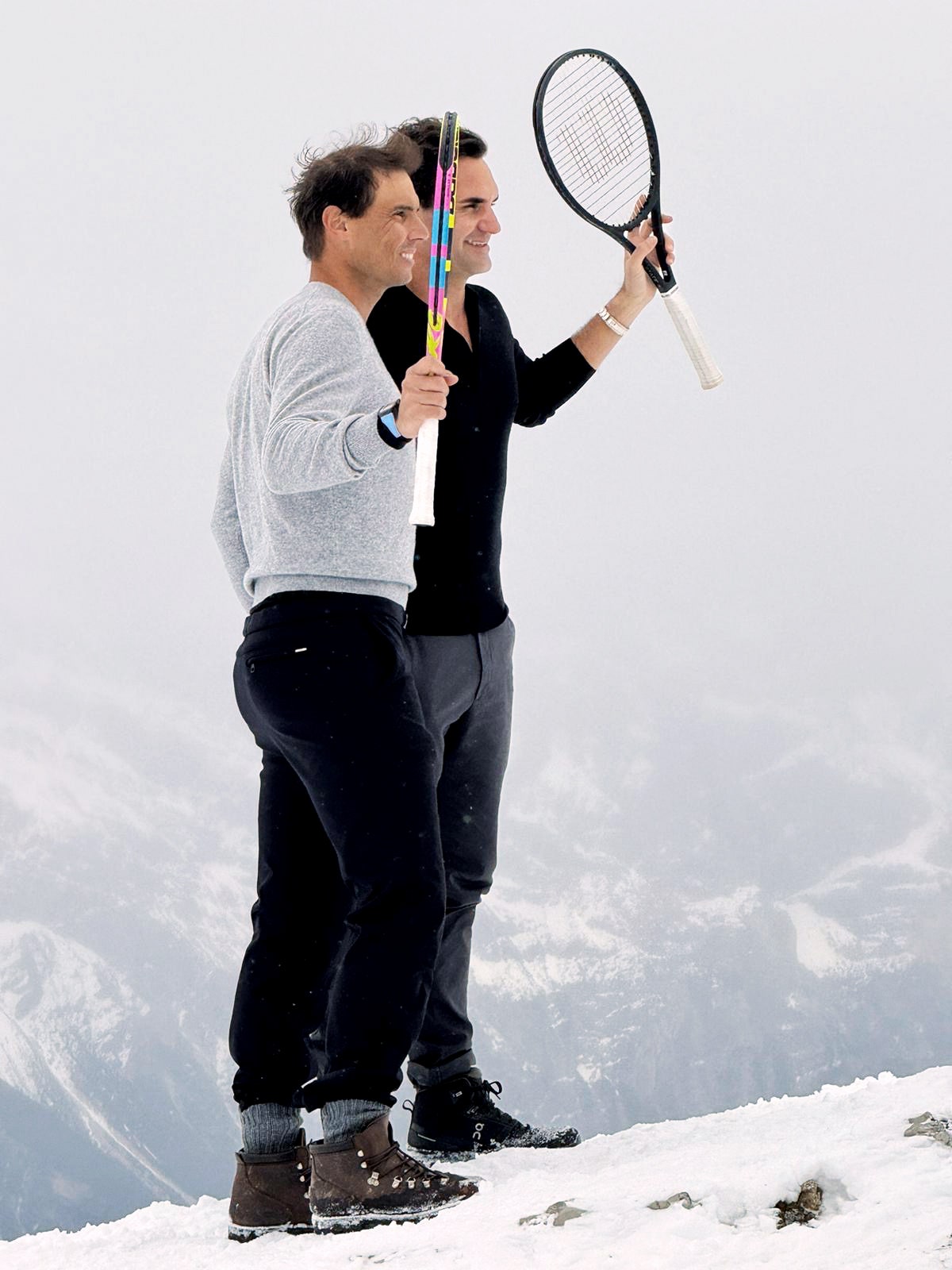 Roger Federer and Rafael Nadal reach their peaks together with Louis Vuitton | British GQ