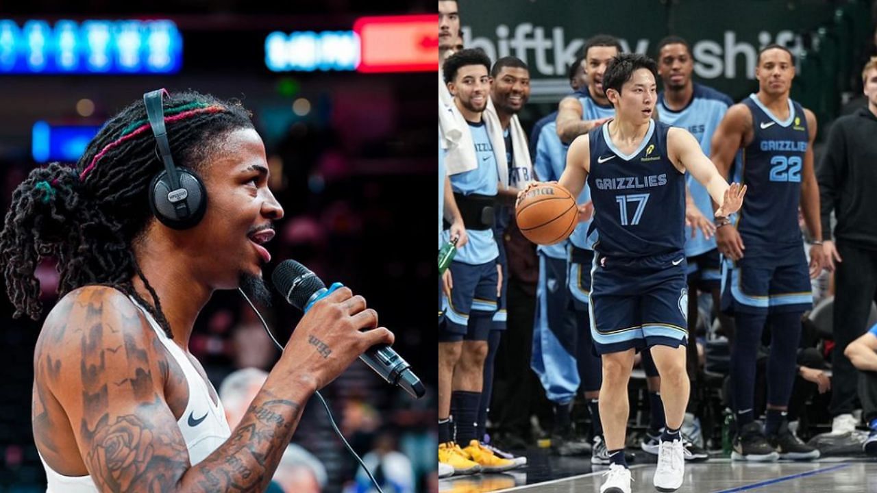 Ja Morant celebrated the Memphis Grizzlies