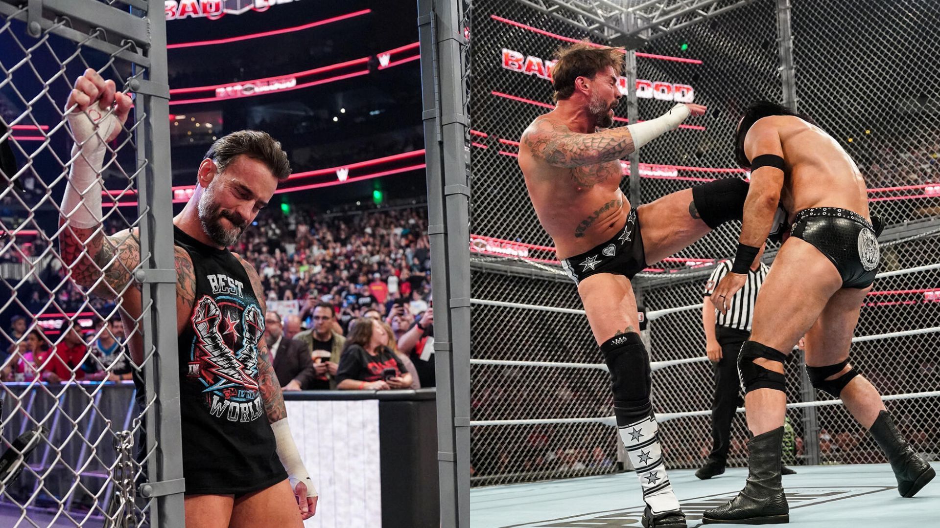 CM Punk vs Drew McIntyre at Bad Blood 2024 (Image Credits: WWE.com)