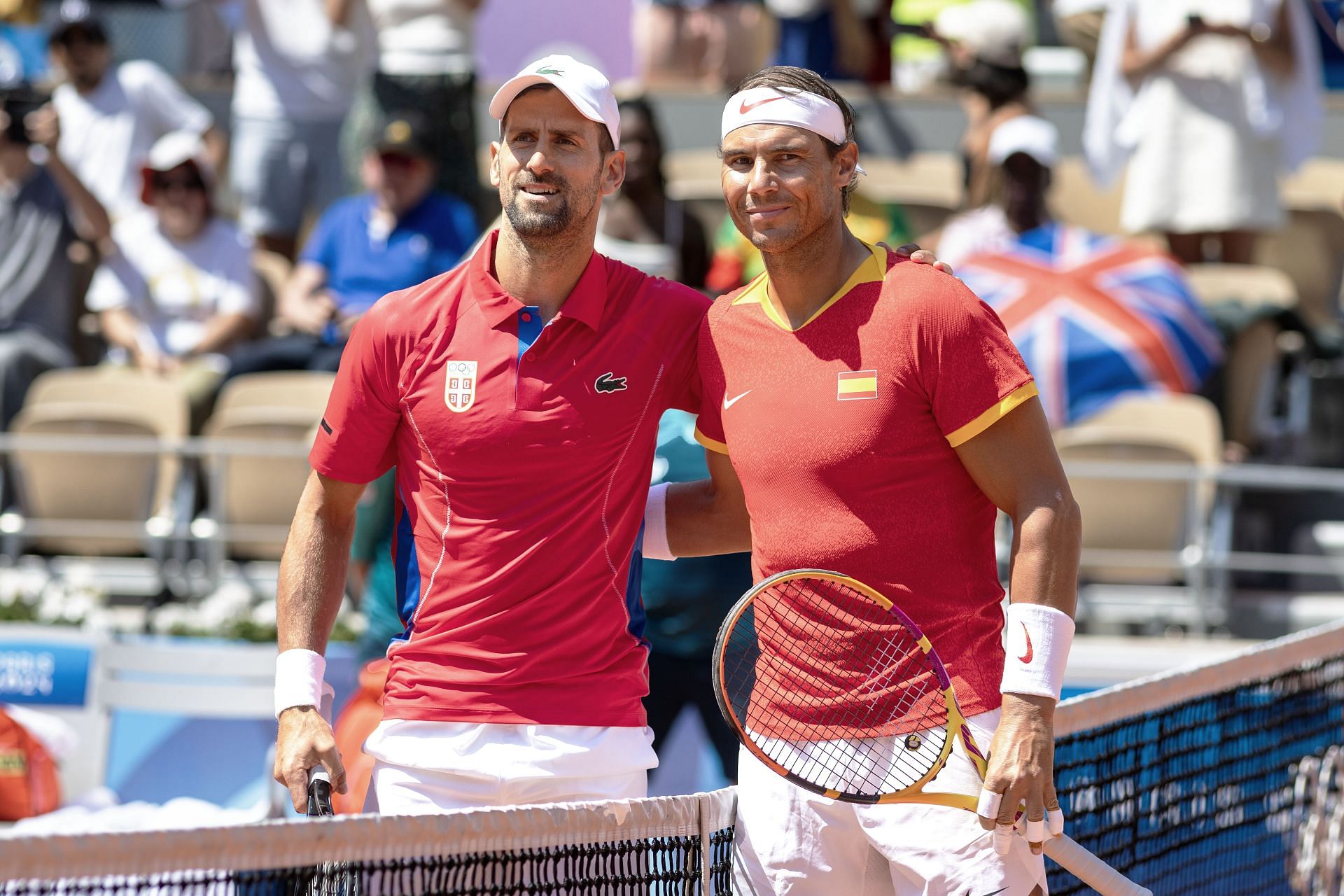 Novak Djokovic (L) and Rafael Nadal (R) (Source: Getty)