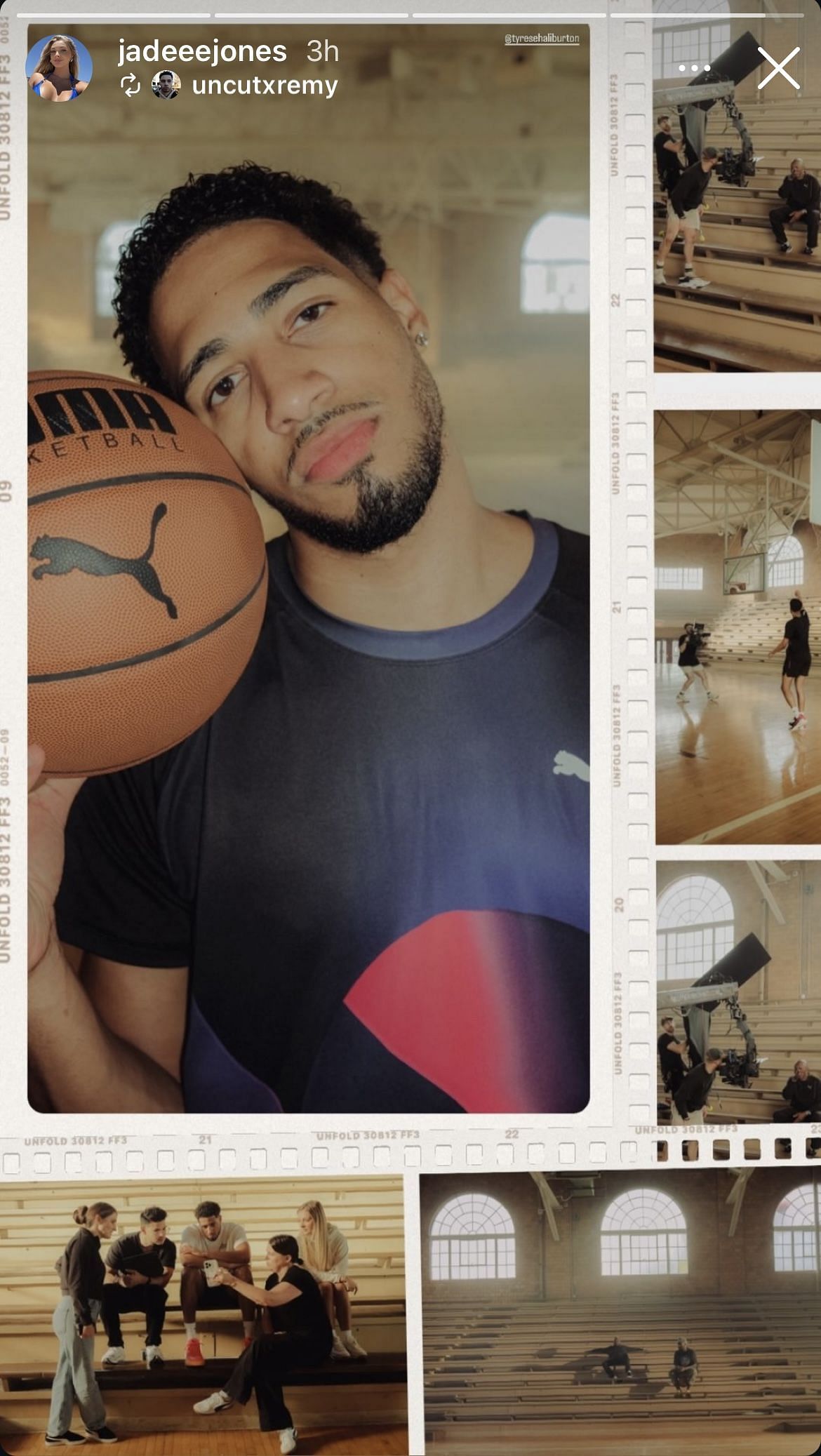 Tyrese Haliburton&#039;s girlfriend shared snaps of boyfriend&#039;s Puma shoot