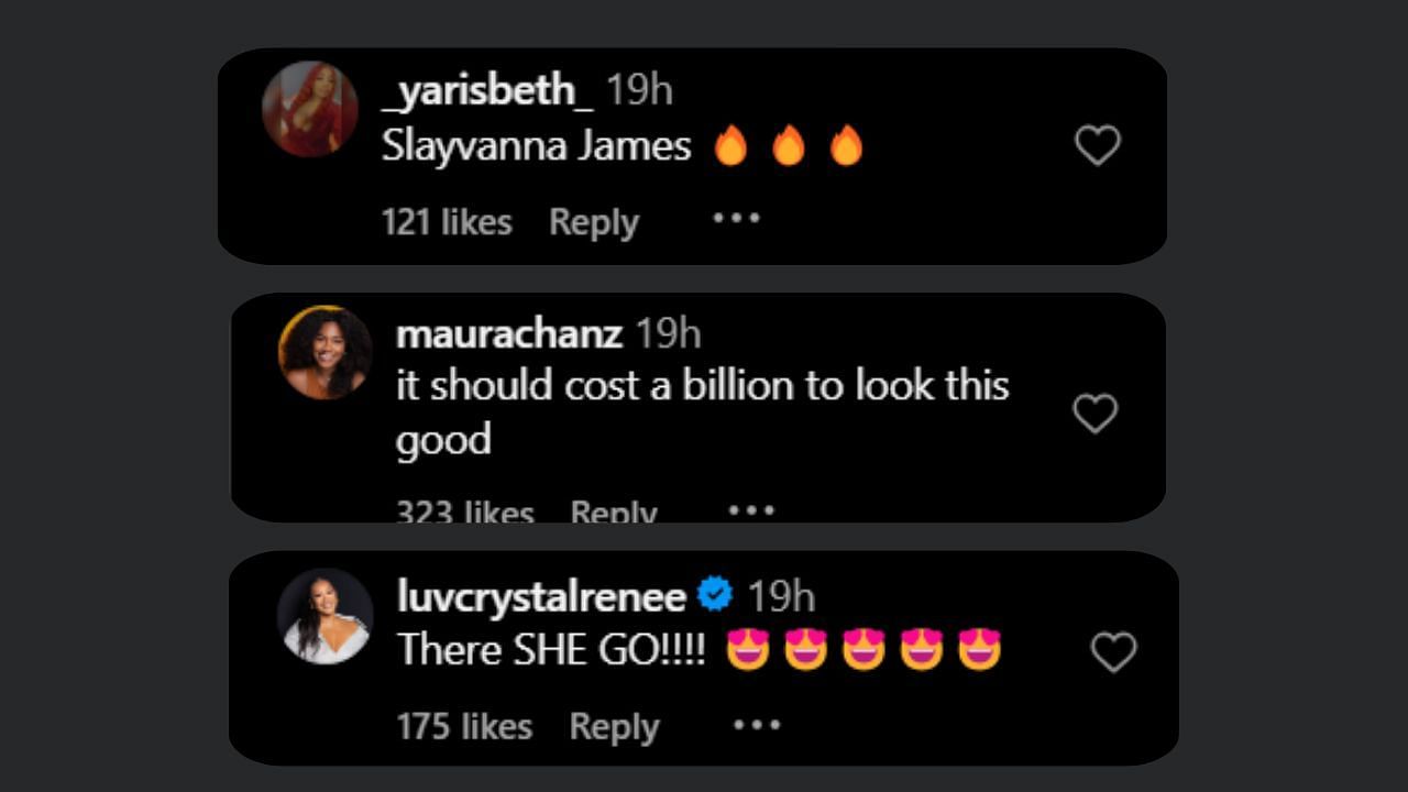 Fans comment on Savannah&#039;s IG post. (Credits: @mrs_savannahjr/Instagram)