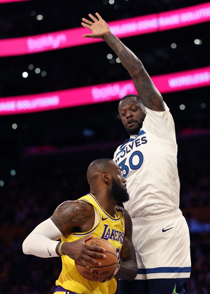 Julius Randle was hunted by the Lakers on Tuesday.