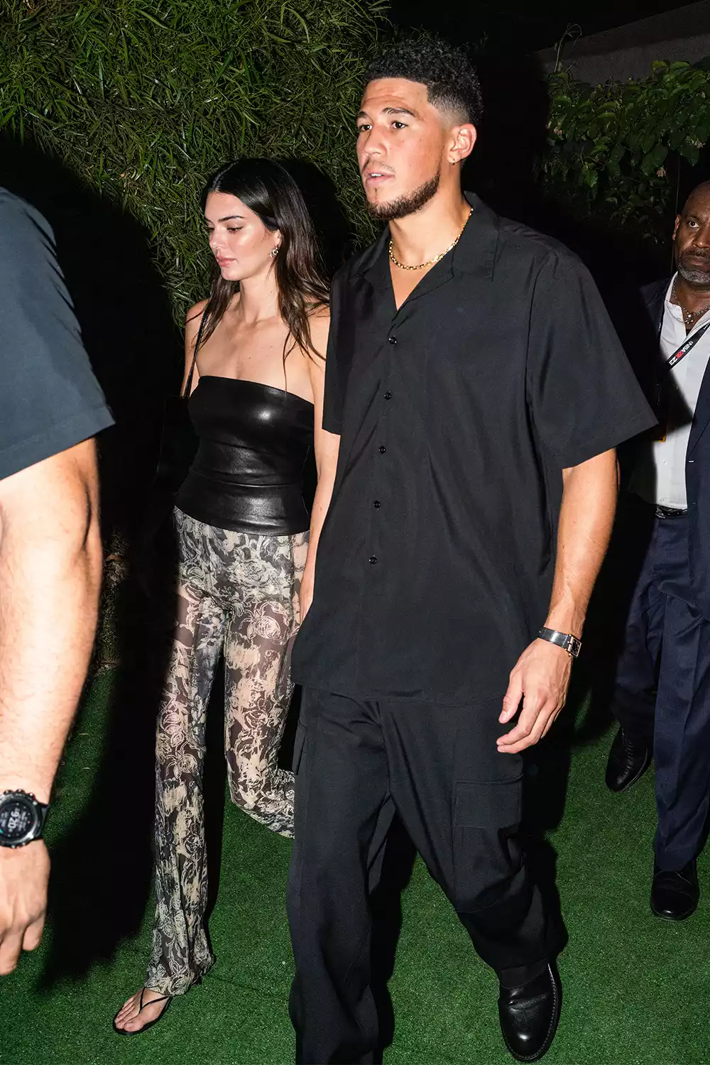 Kendall Jenner and Devin Booker attend the NBA 2k Launch Party at Rolling Greens on September 07, 2022 in Los Angeles, California.