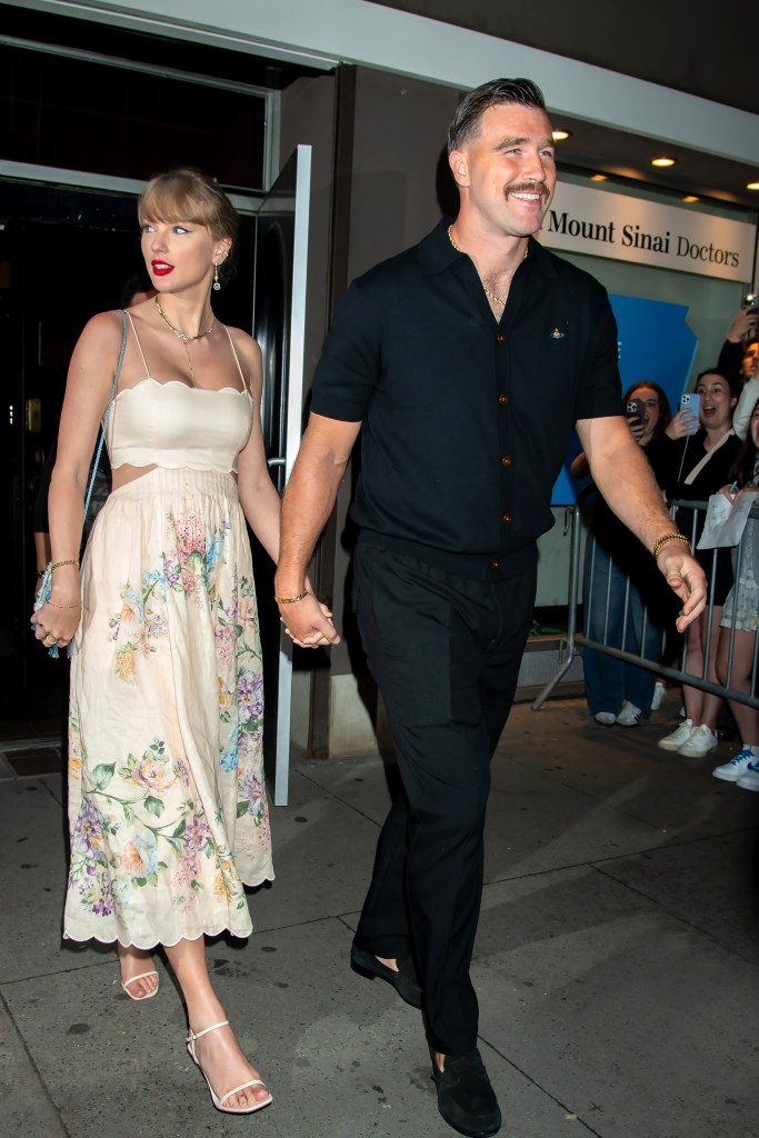 Taylor Swift and Travis Kelce Attend Karen Elson Wedding in Septemeber 2024.