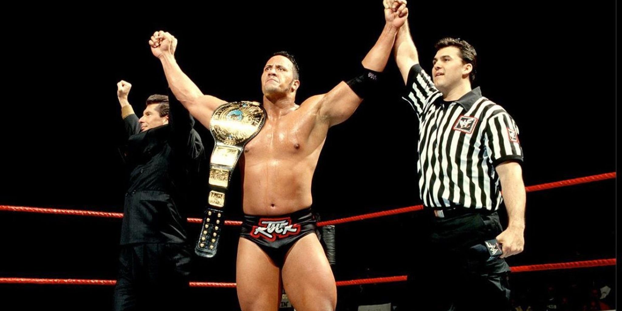 The Rock as WWE Champion Cropped